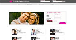 Desktop Screenshot of panama.contactosmatrimoniales.com