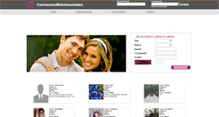 Desktop Screenshot of ecuador.contactosmatrimoniales.com