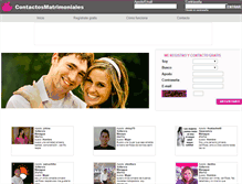 Tablet Screenshot of nicaragua.contactosmatrimoniales.com