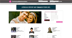 Desktop Screenshot of peru.contactosmatrimoniales.com